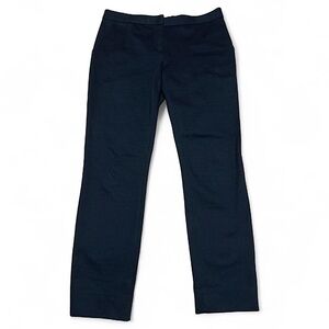 Diane von Furstenberg Navy Slim Fit Dress Pants Sz 6 Ankle Trousers Workwear